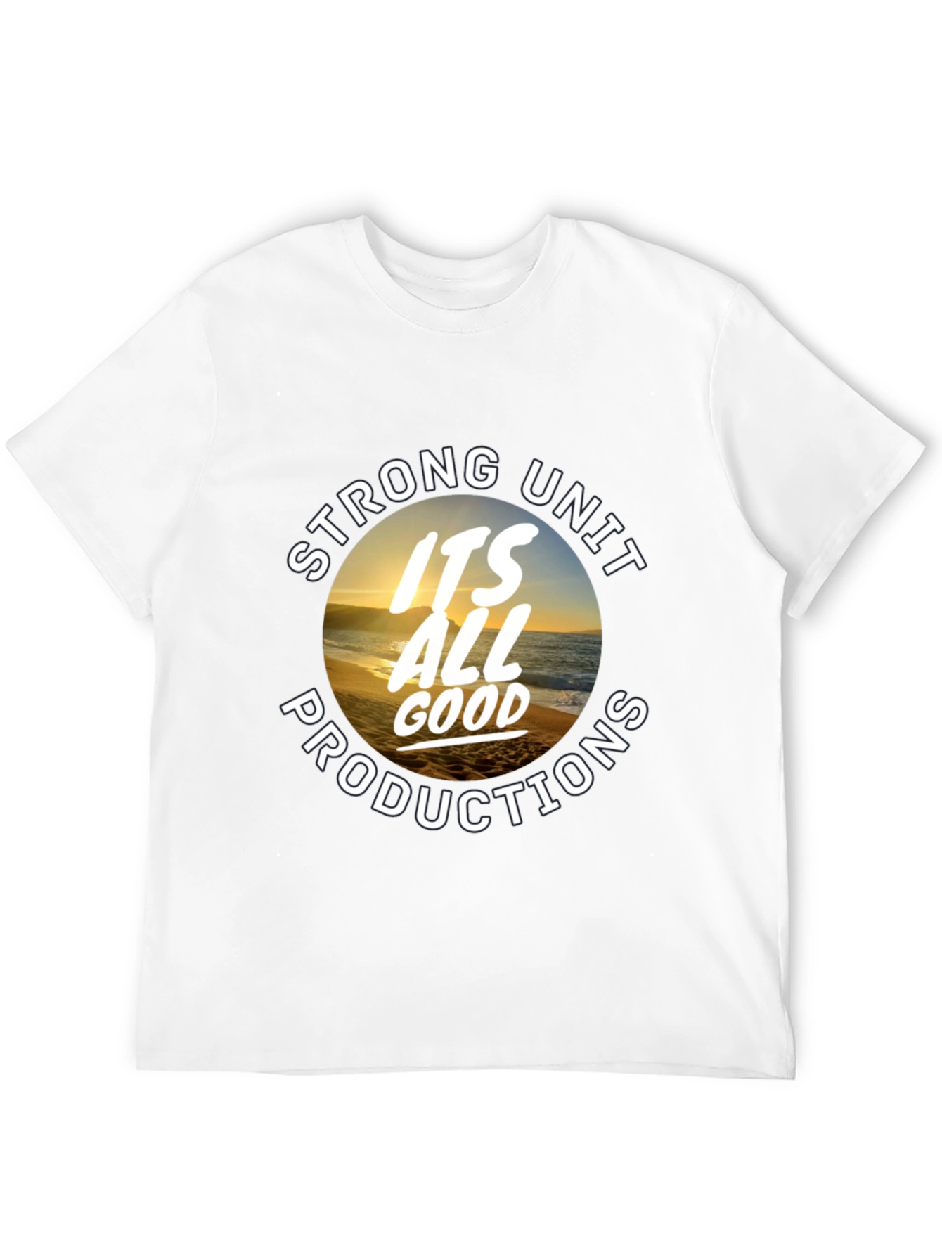 Strong Unit Productions Black Graphic Tee