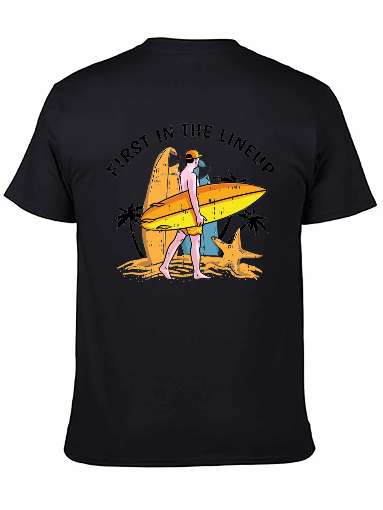First in the Lineup Surfer T-Shirt