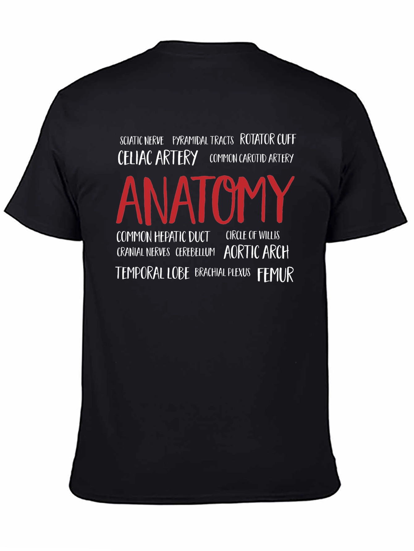 Anatomy T-Shirt: Medical Word Art Tee