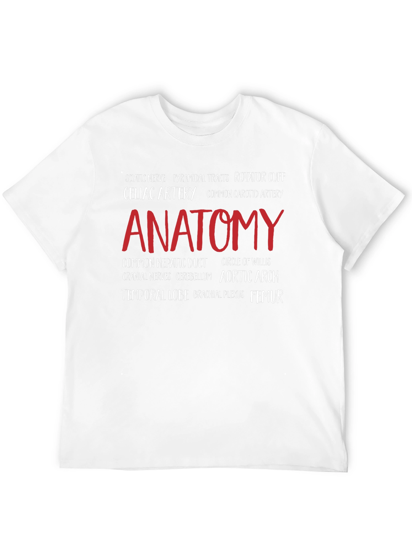 Anatomy T-Shirt: Medical Word Art Tee