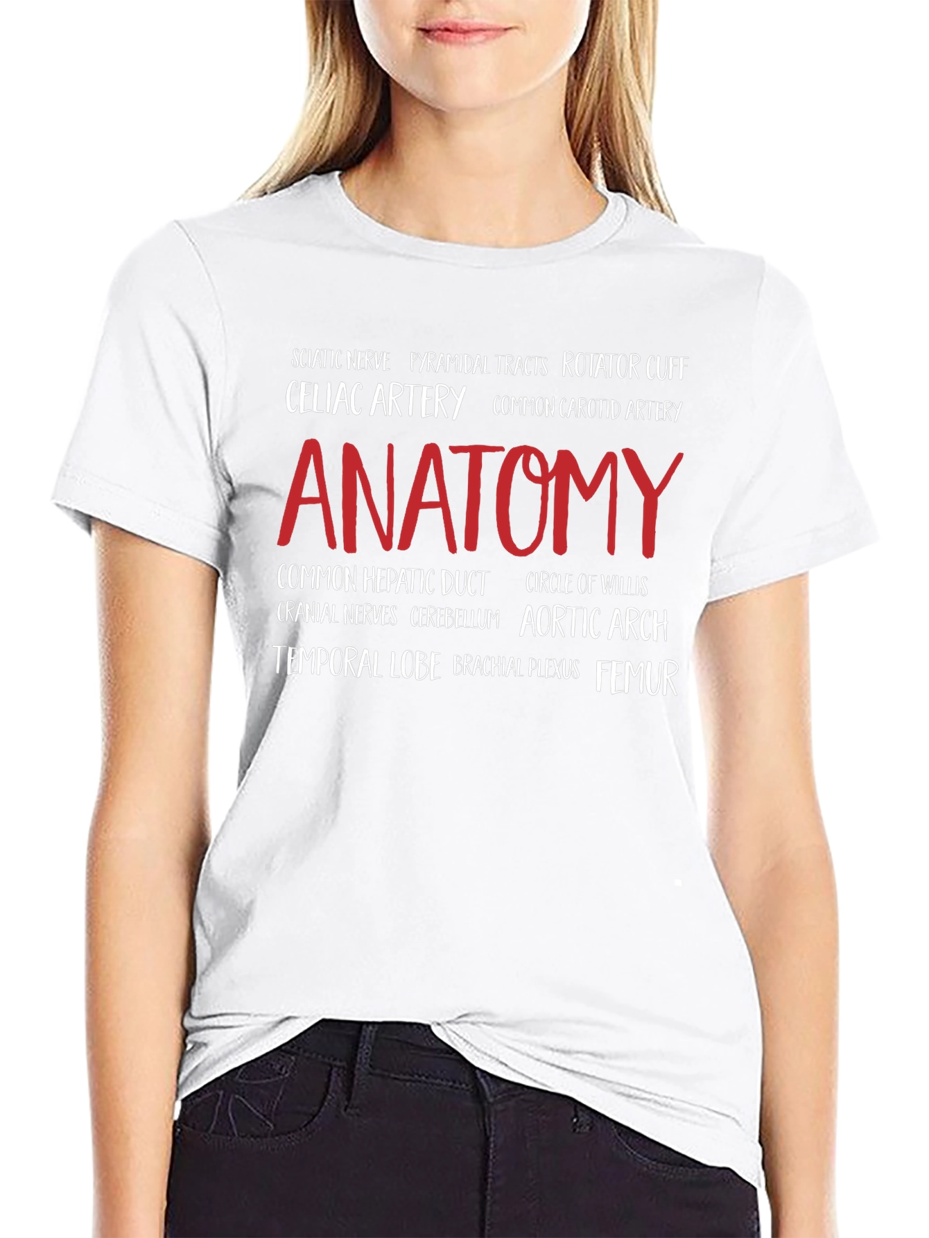 Anatomy T-Shirt: Medical Word Art Tee
