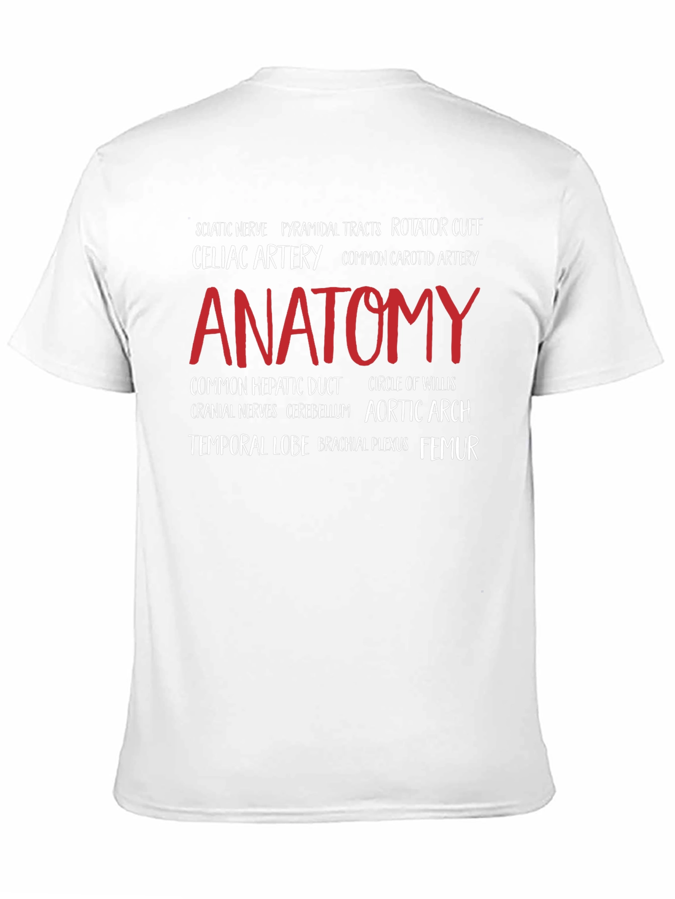 Anatomy T-Shirt: Medical Word Art Tee