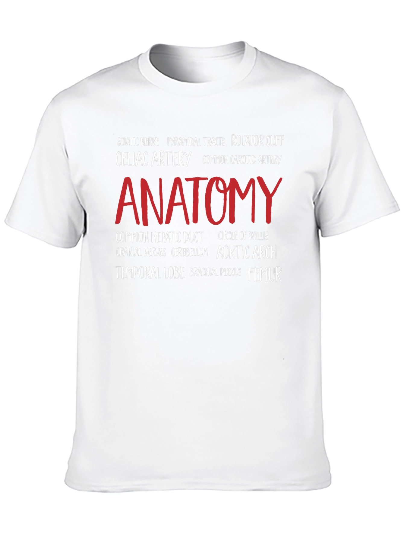 Anatomy T-Shirt: Medical Word Art Tee