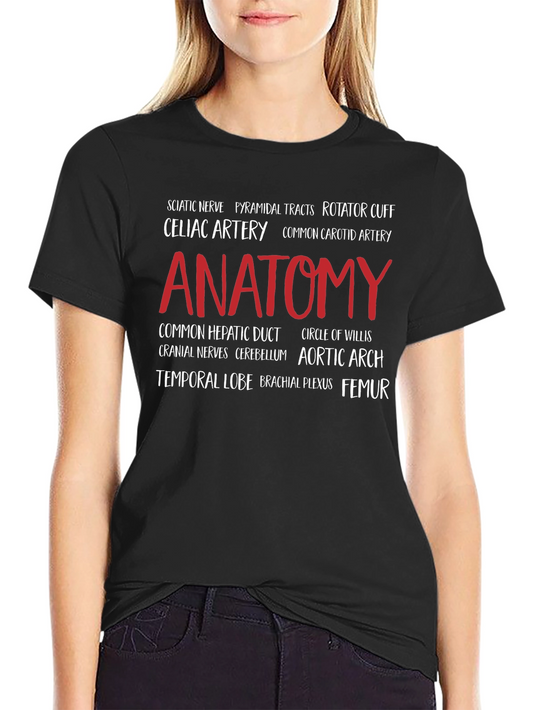 Anatomy T-Shirt: Medical Word Art Tee