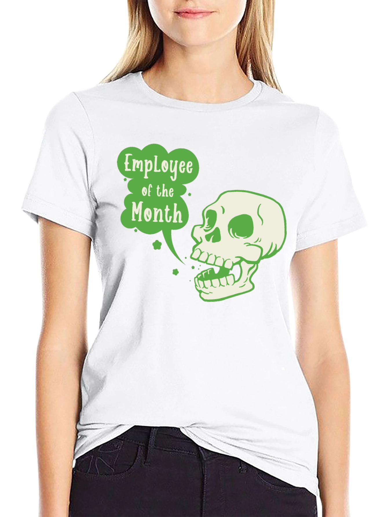Employee of the Month Skull T-Shirt