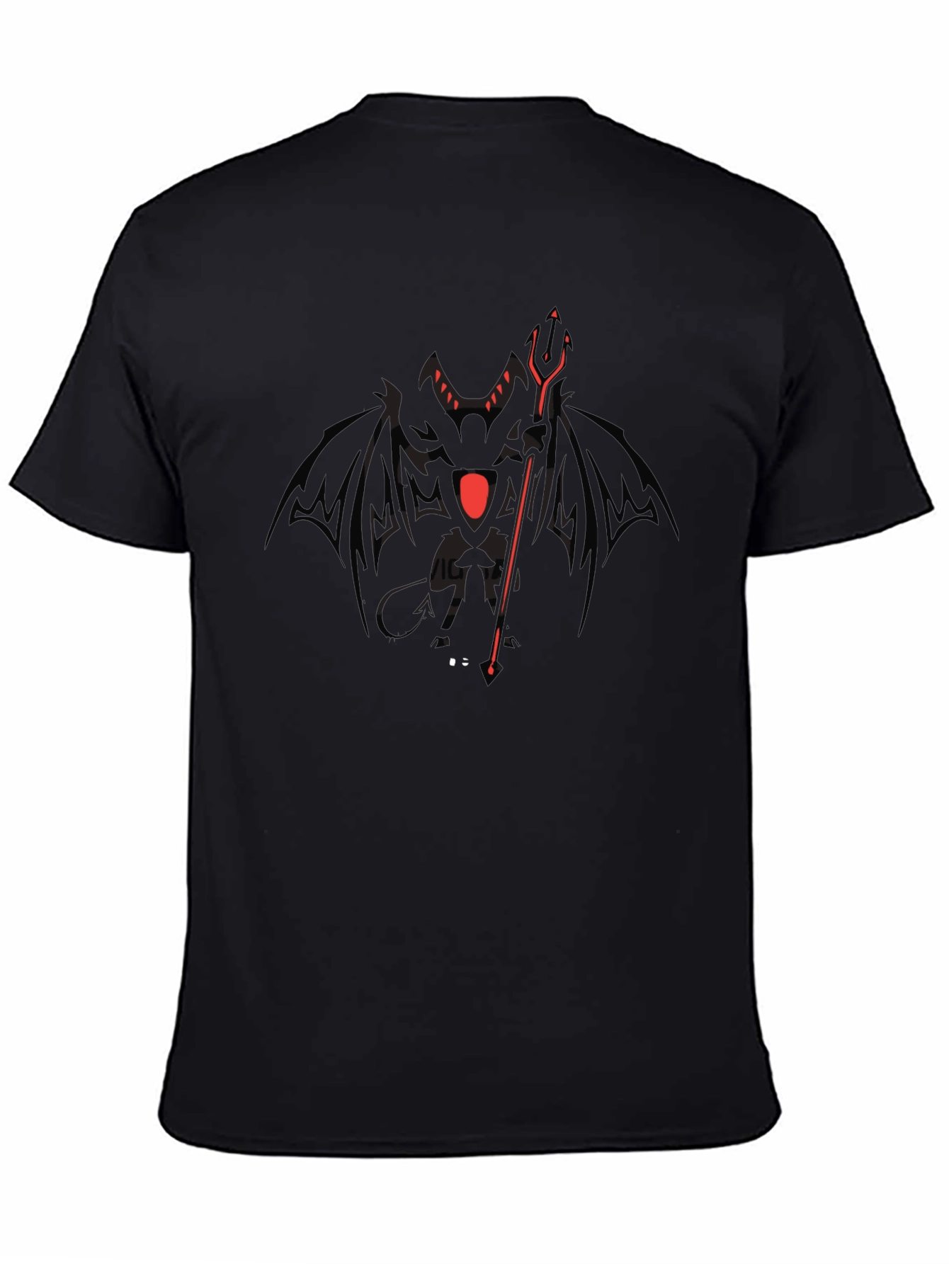 Dark Demon Graphic Tee - Mens Black T-Shirt