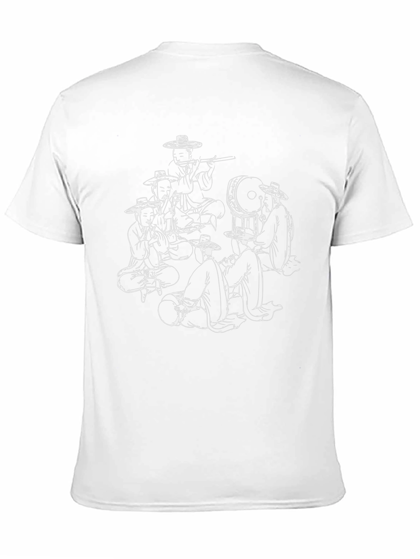 Korean Folk Music Black T-Shirt