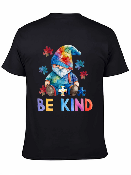 Be Kind Autism Awareness Gnome T-Shirt