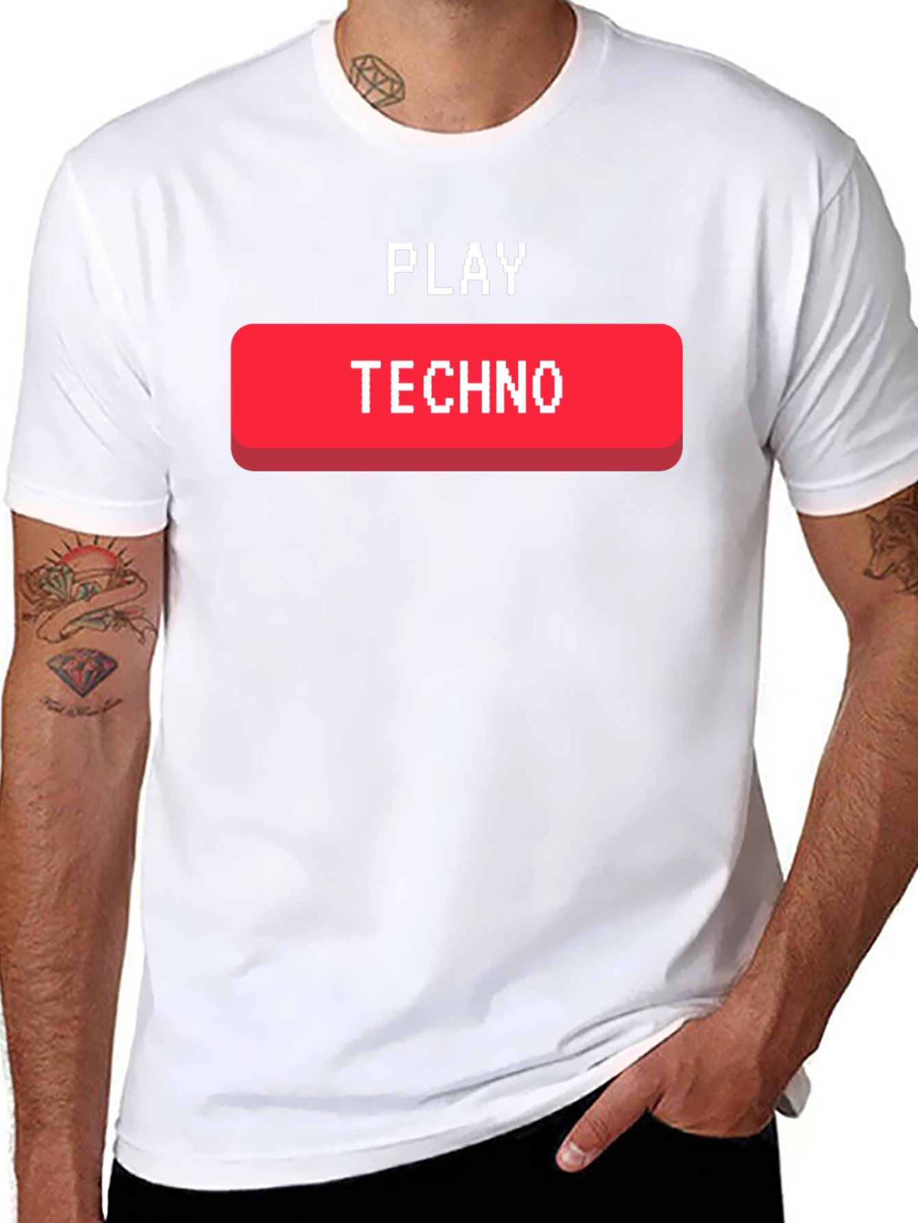 Play Techno T-Shirt - Music Lover Tee