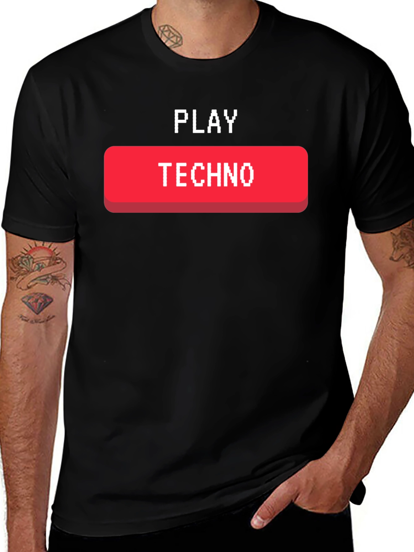 Play Techno T-Shirt - Music Lover Tee