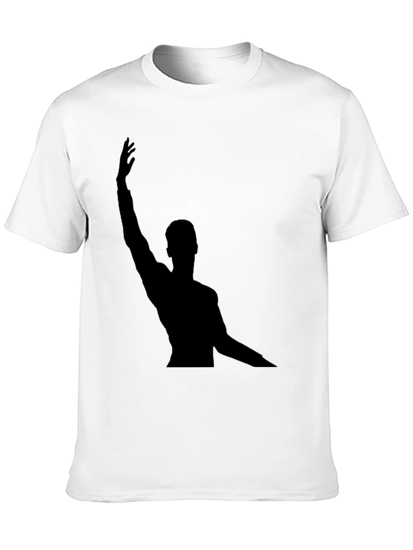 Silhouette Graphic Tee - Black Cotton Blend