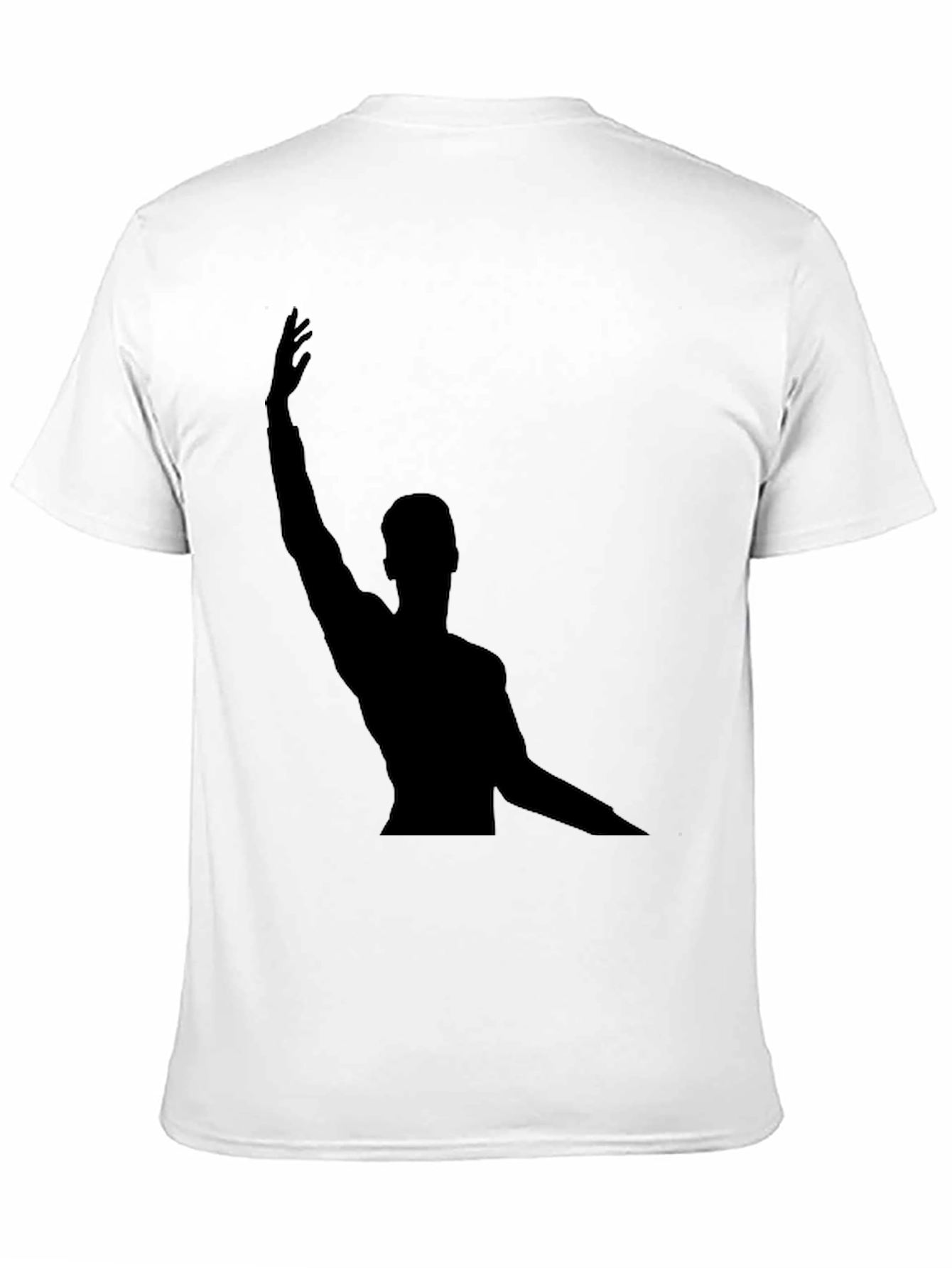 Silhouette Graphic Tee - Black Cotton Blend