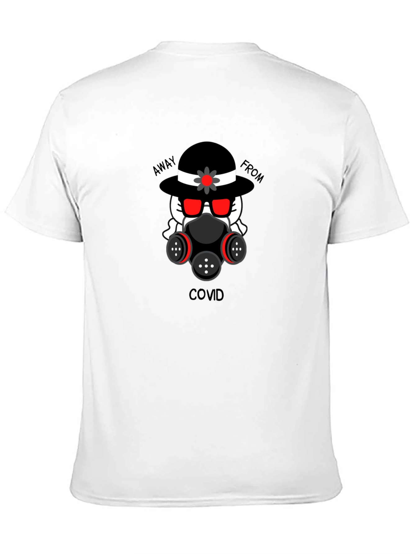 Away From Covid T-Shirt: Stylish Mask Design