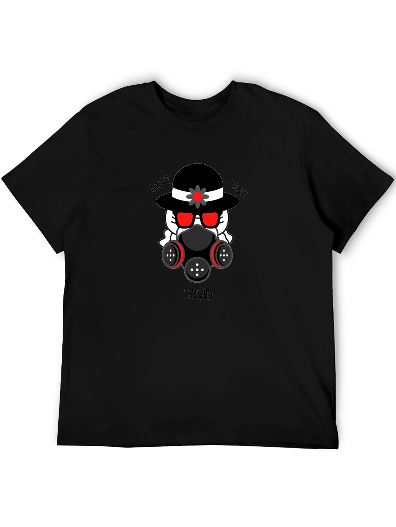 Away From Covid T-Shirt: Stylish Mask Design