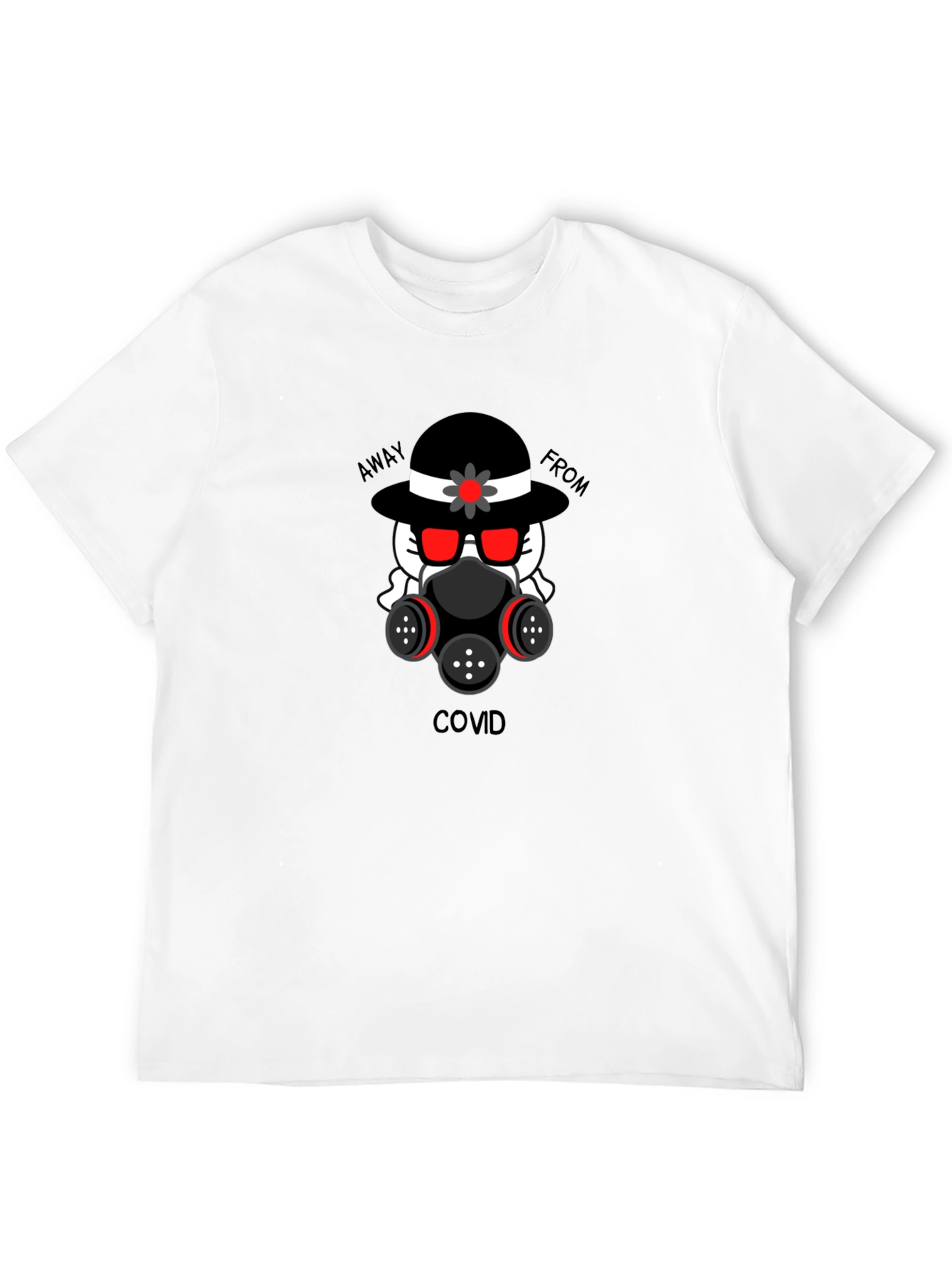 Away From Covid T-Shirt: Stylish Mask Design