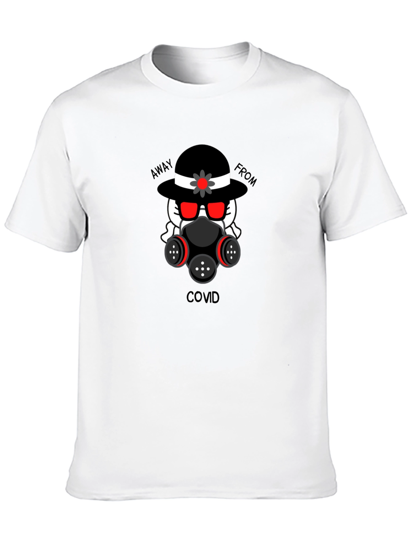 Away From Covid T-Shirt: Stylish Mask Design