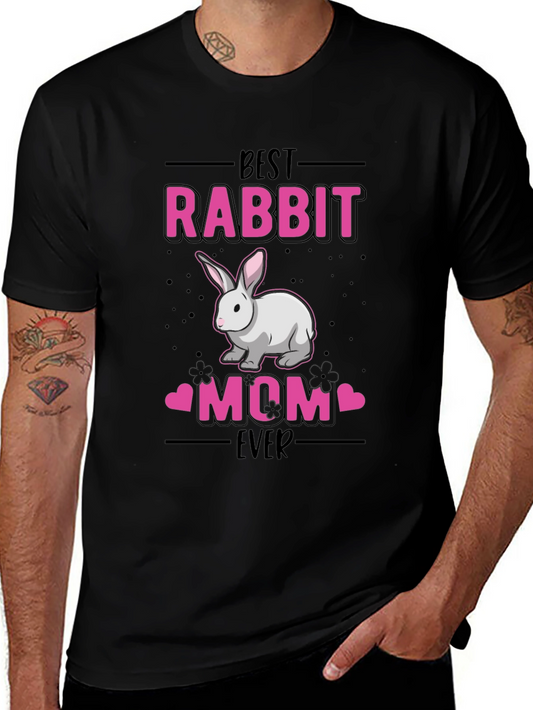 Best Rabbit Mom Ever Graphic T-Shirt