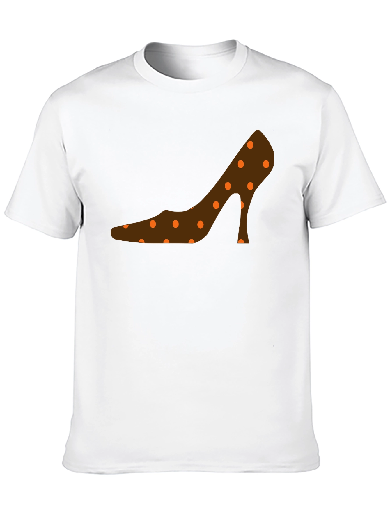 Polka Dot Shoe Graphic T-Shirt
