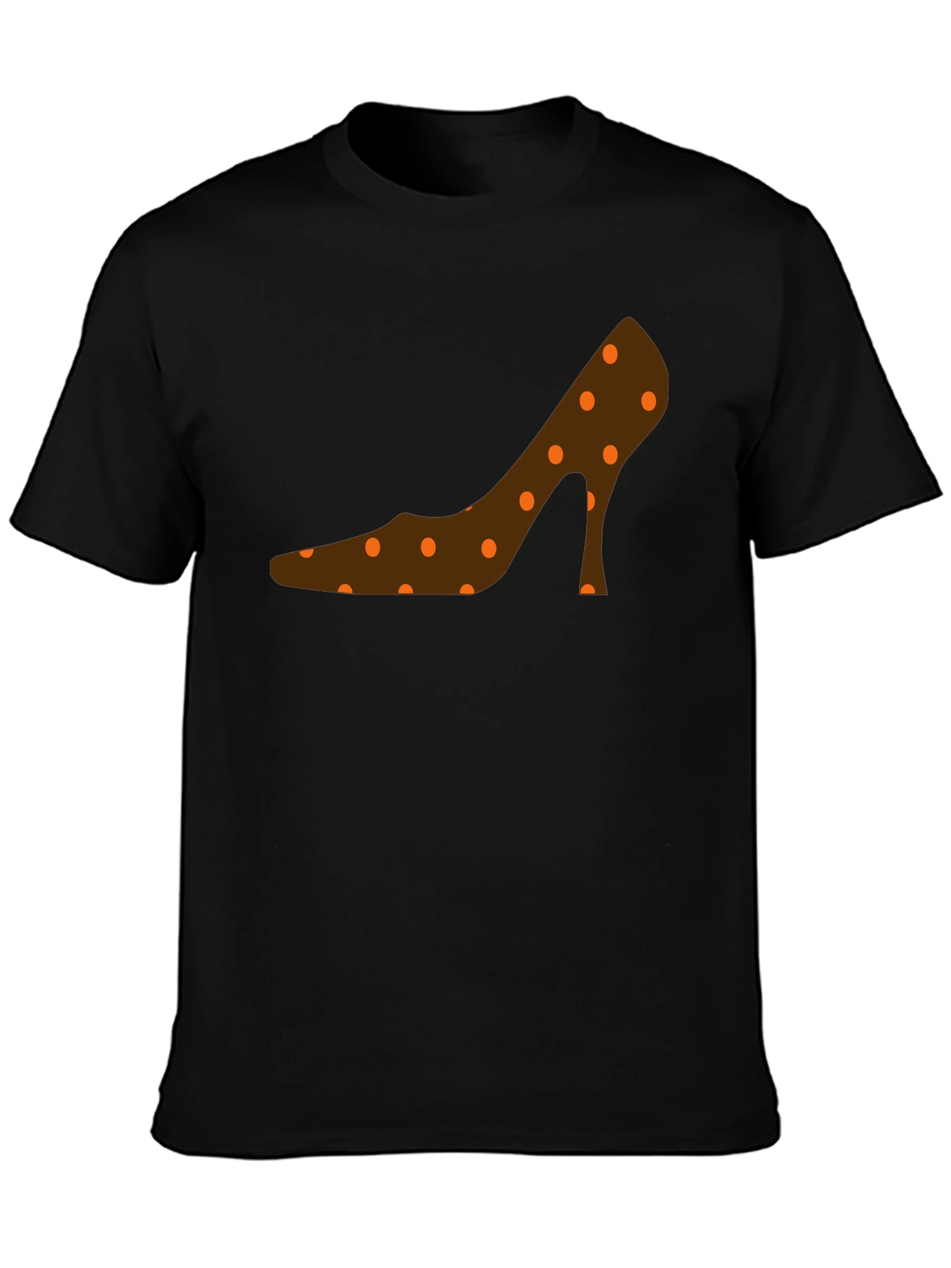 Polka Dot Shoe Graphic T-Shirt