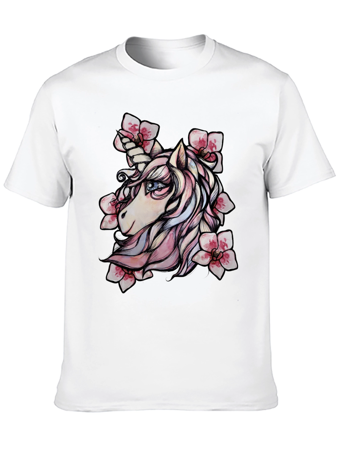 Unicorn Floral Graphic Tee