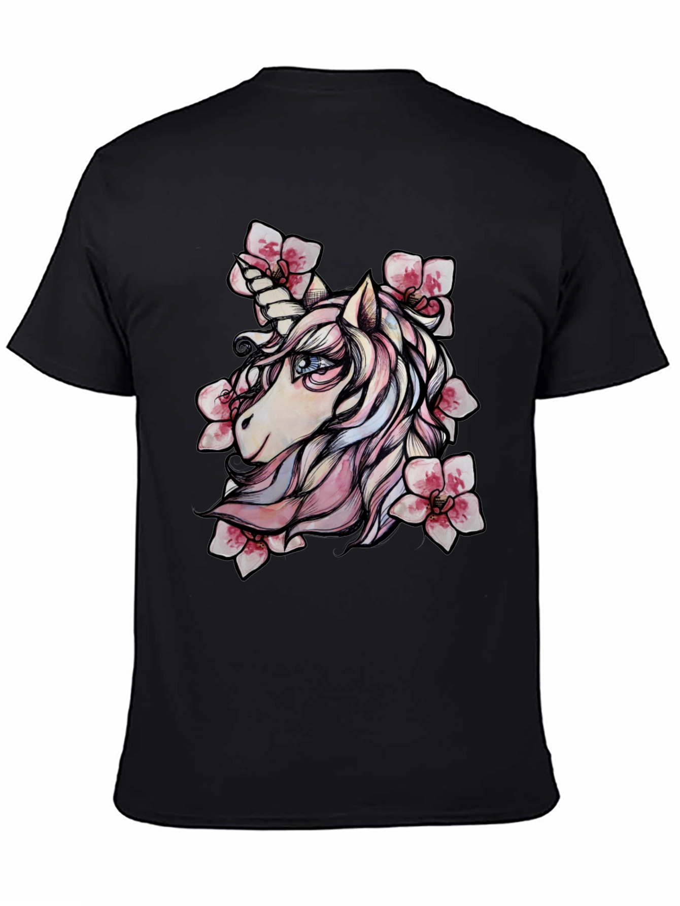 Unicorn Floral Graphic Tee