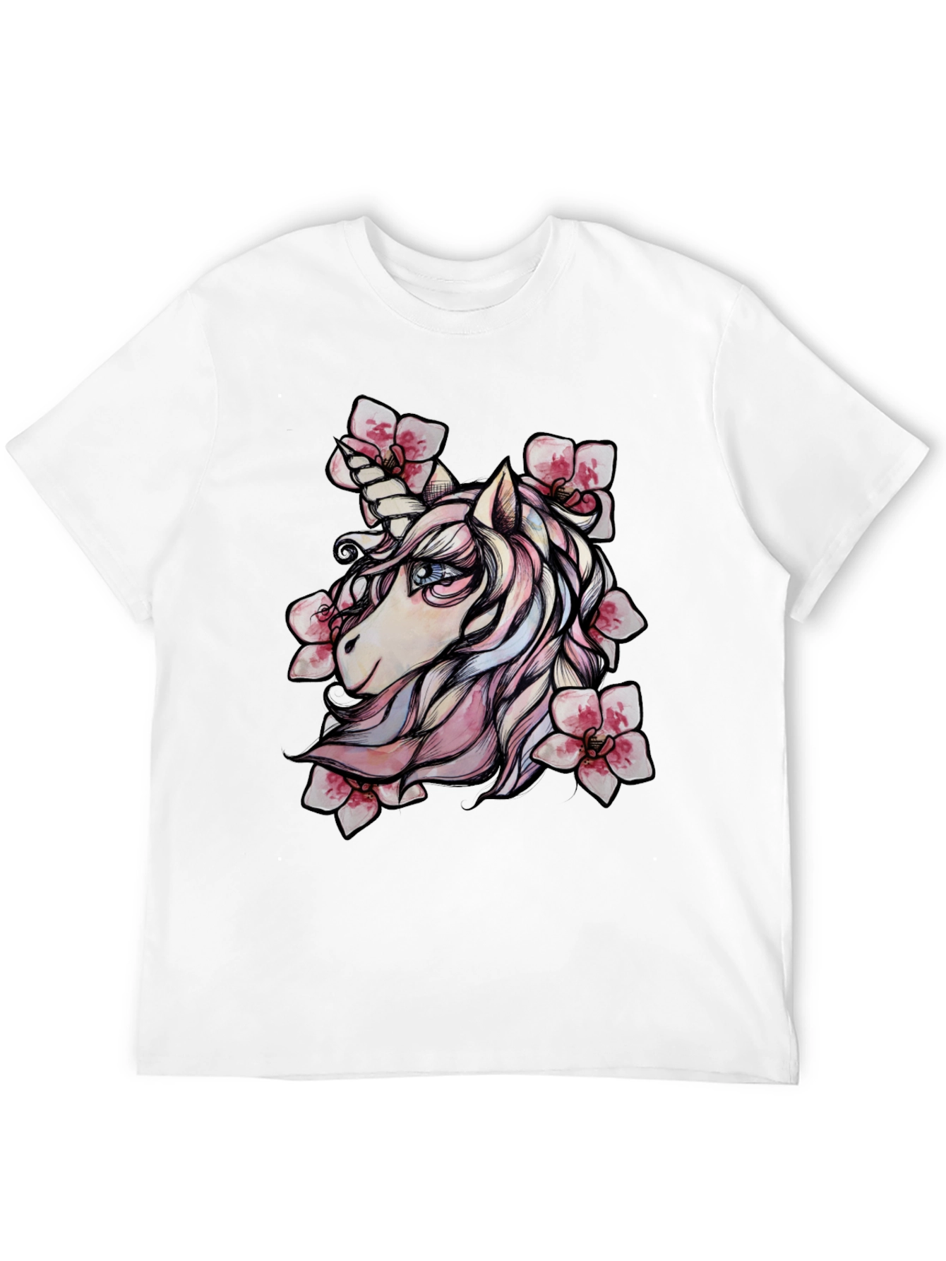 Unicorn Floral Graphic Tee
