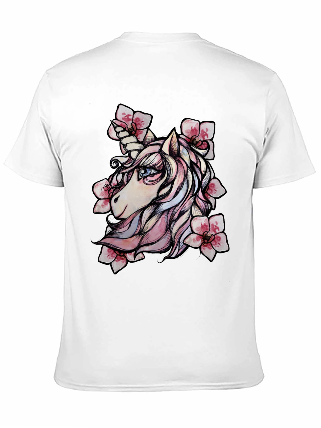 Unicorn Floral Graphic Tee