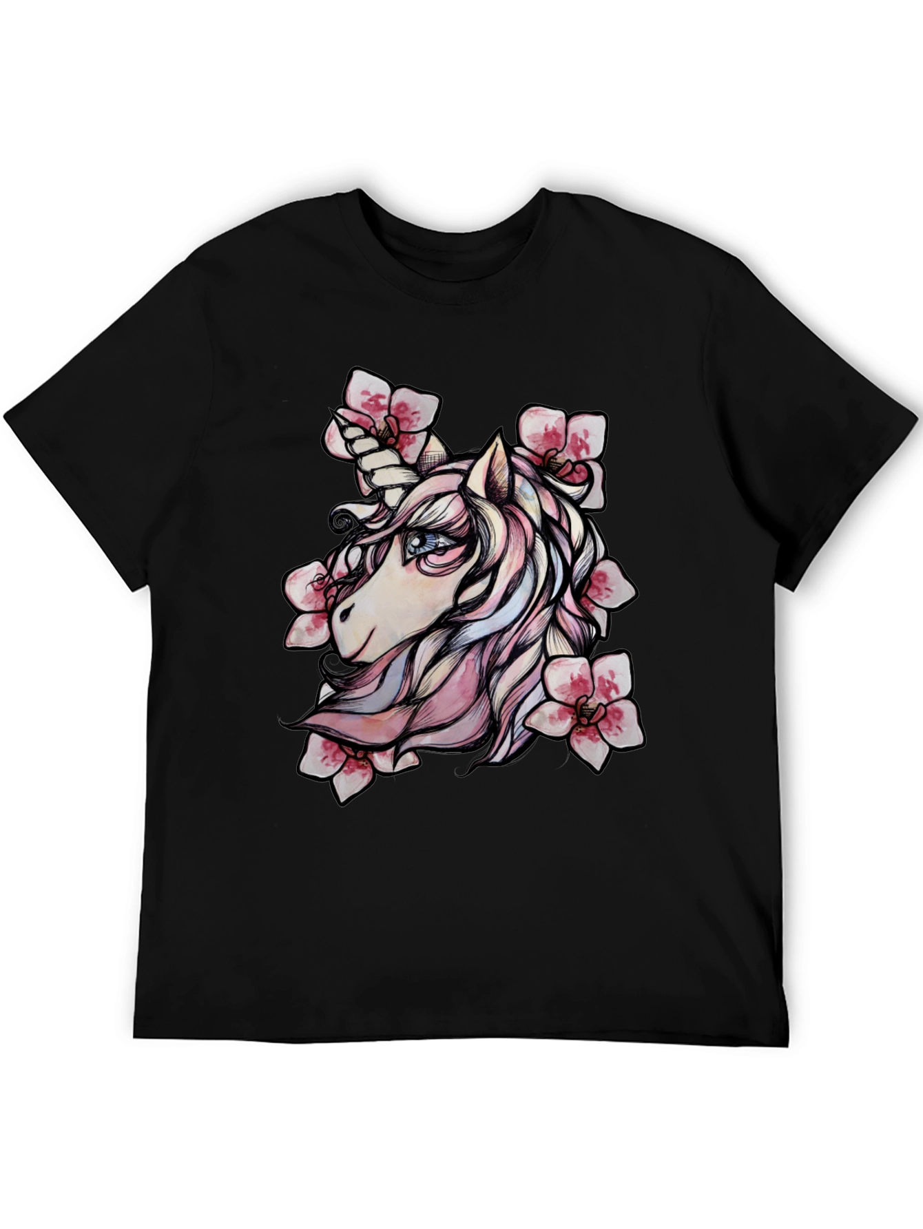 Unicorn Floral Graphic Tee