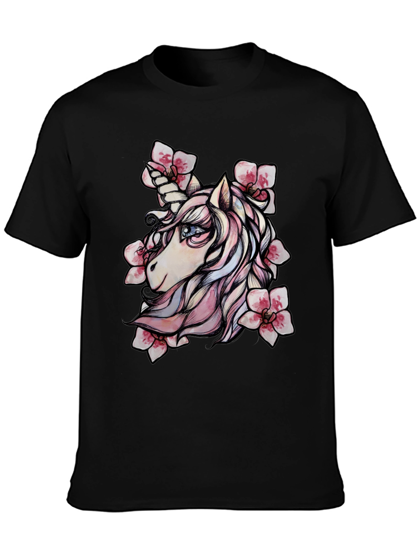 Unicorn Floral Graphic Tee