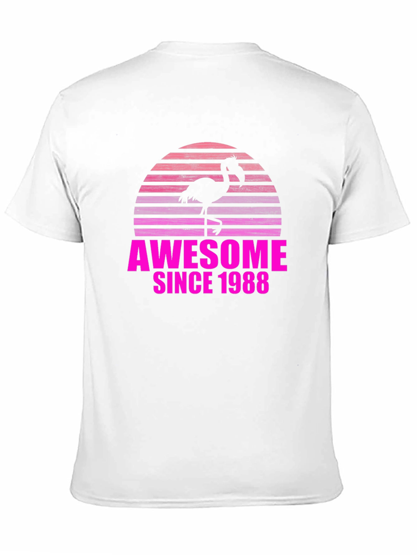 Awesome Since 1988 Flamingo T-Shirt