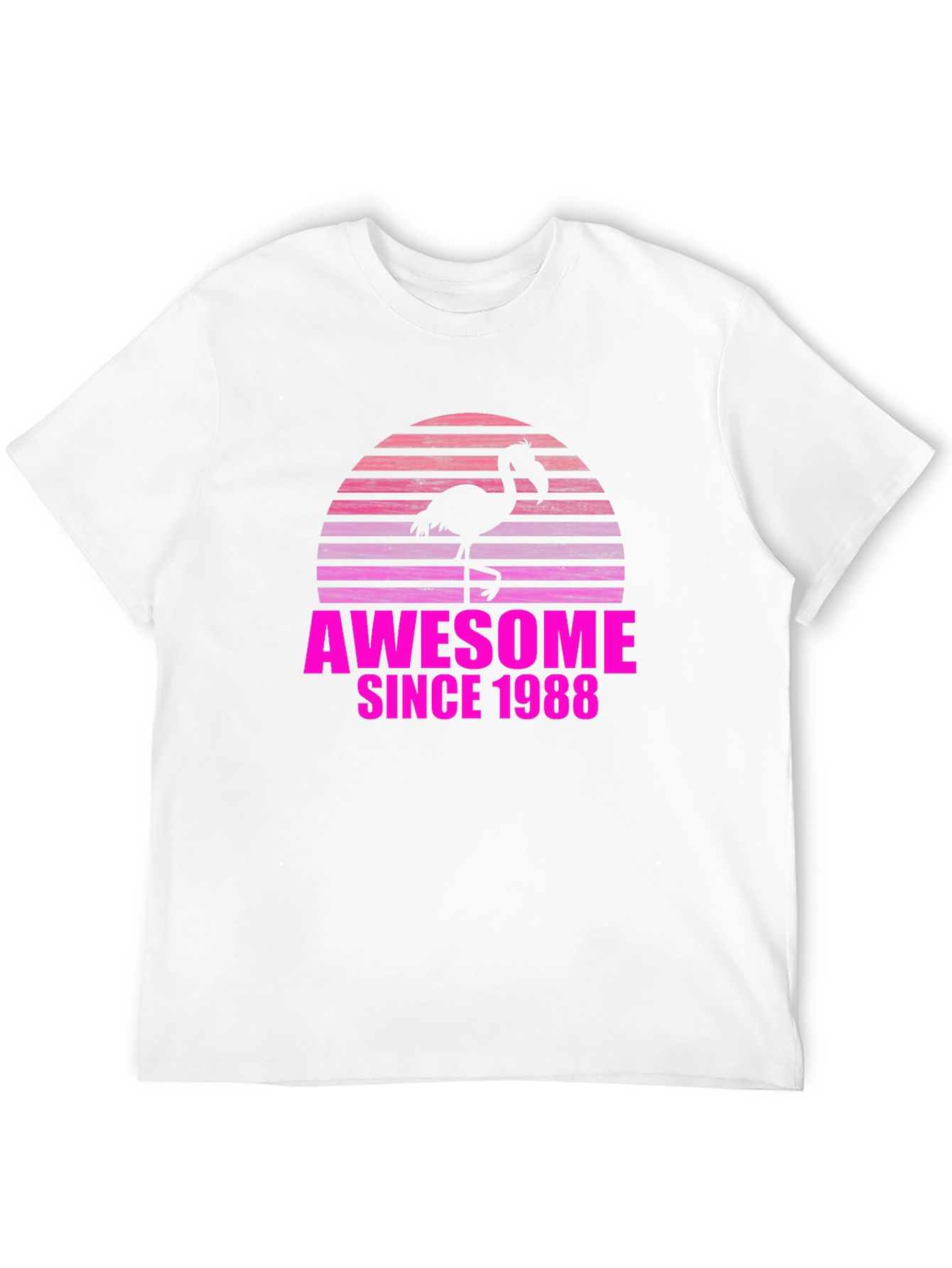 Awesome Since 1988 Flamingo T-Shirt