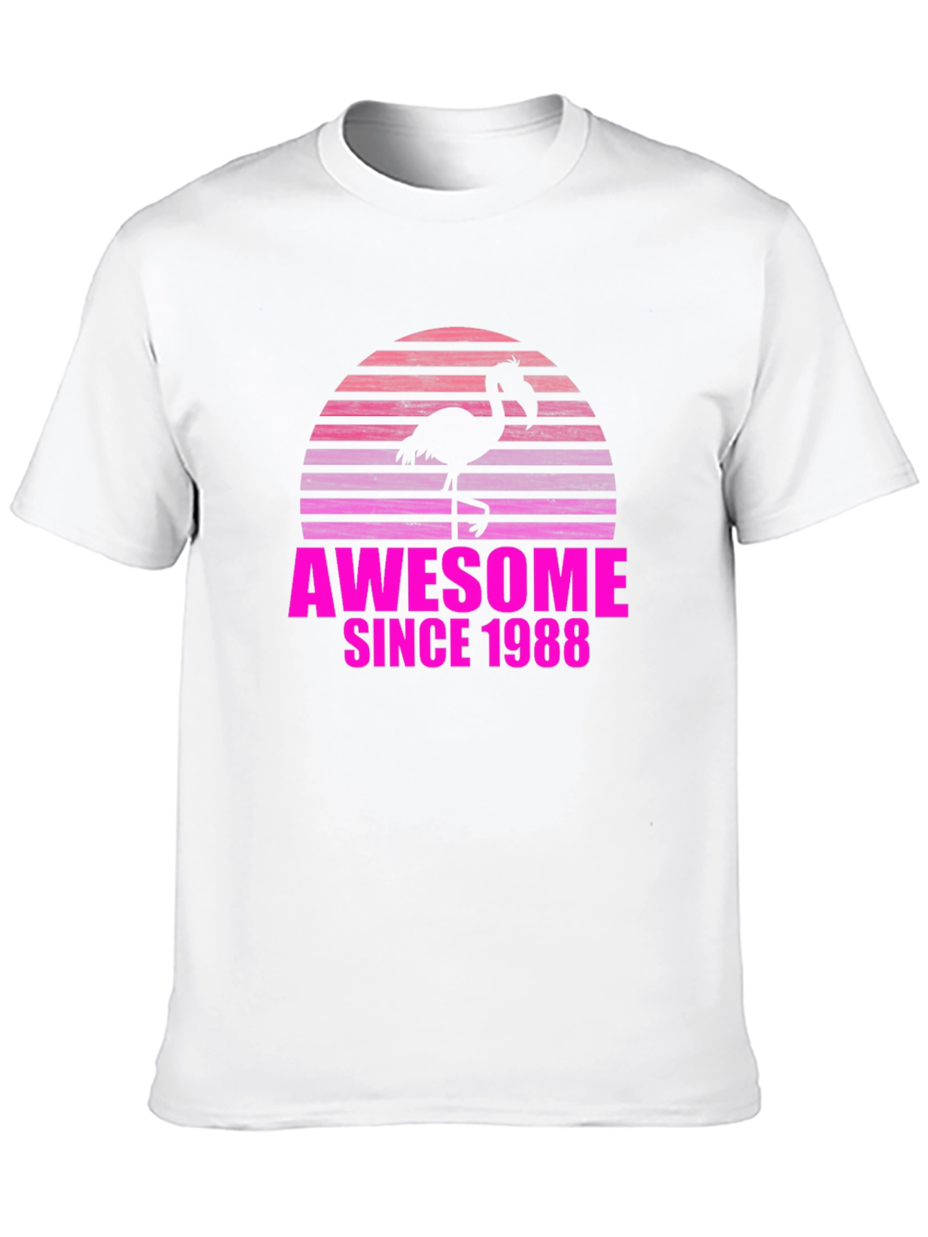 Awesome Since 1988 Flamingo T-Shirt