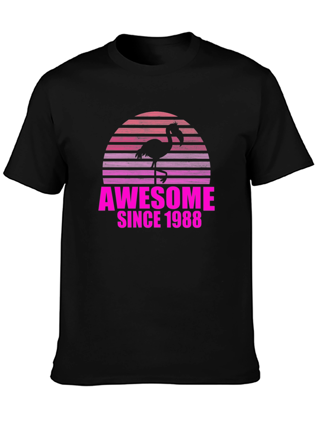 Awesome Since 1988 Flamingo T-Shirt