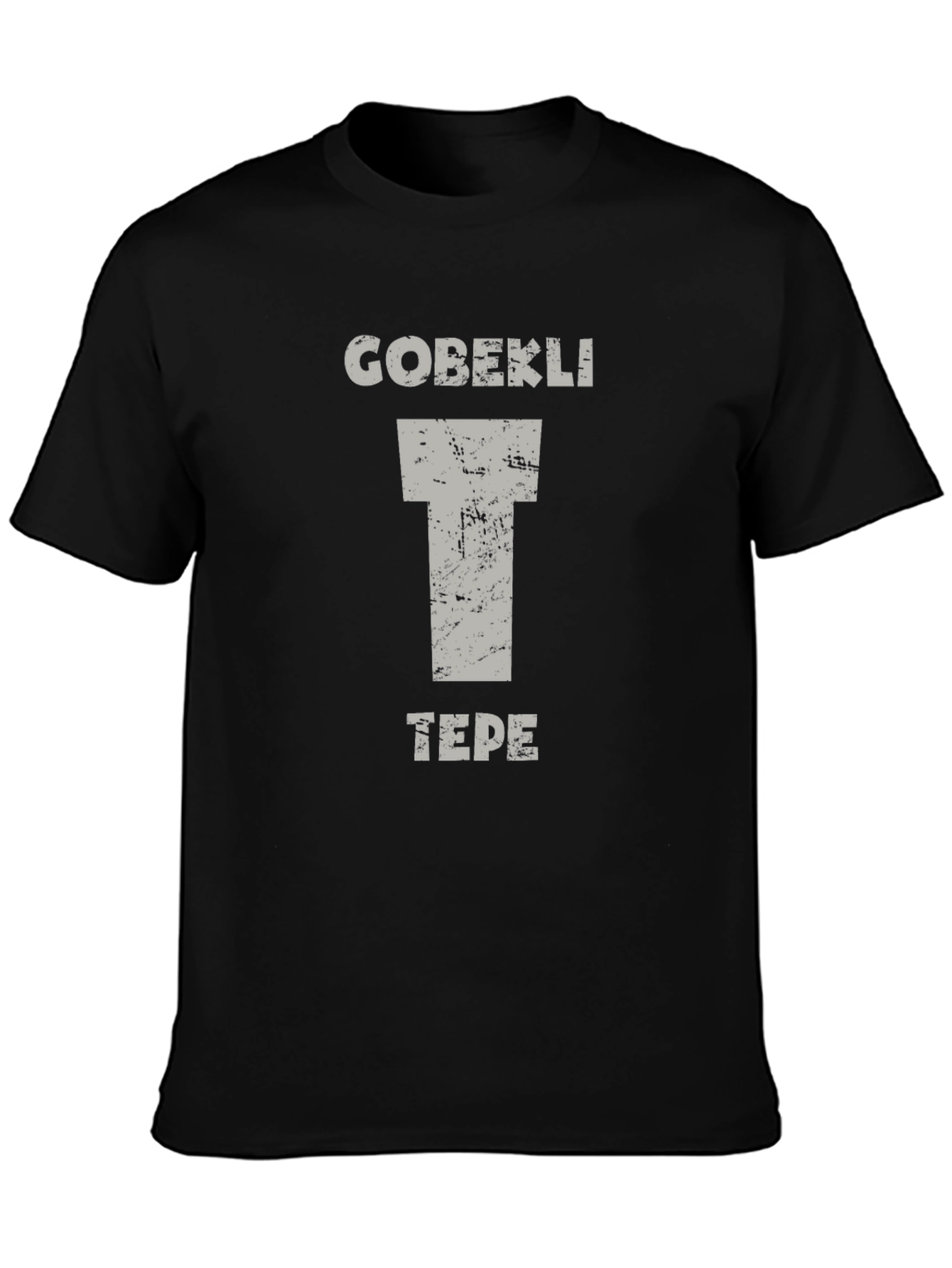 Göbekli Tepe Graphic Tee - Black T-Shirt