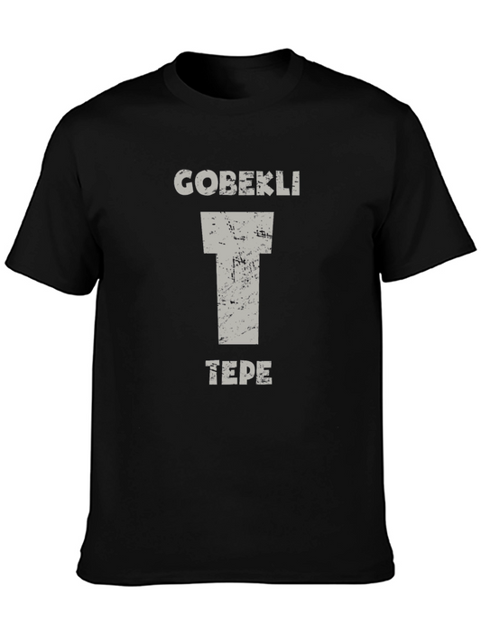 Göbekli Tepe Graphic Tee - Black T-Shirt