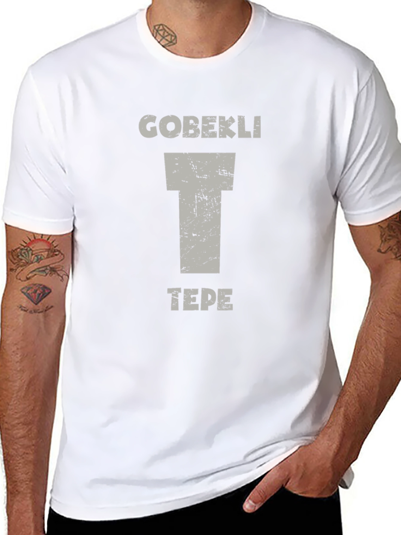Göbekli Tepe Graphic Tee - Black T-Shirt