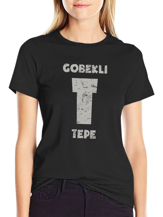 Göbekli Tepe Graphic Tee - Black T-Shirt