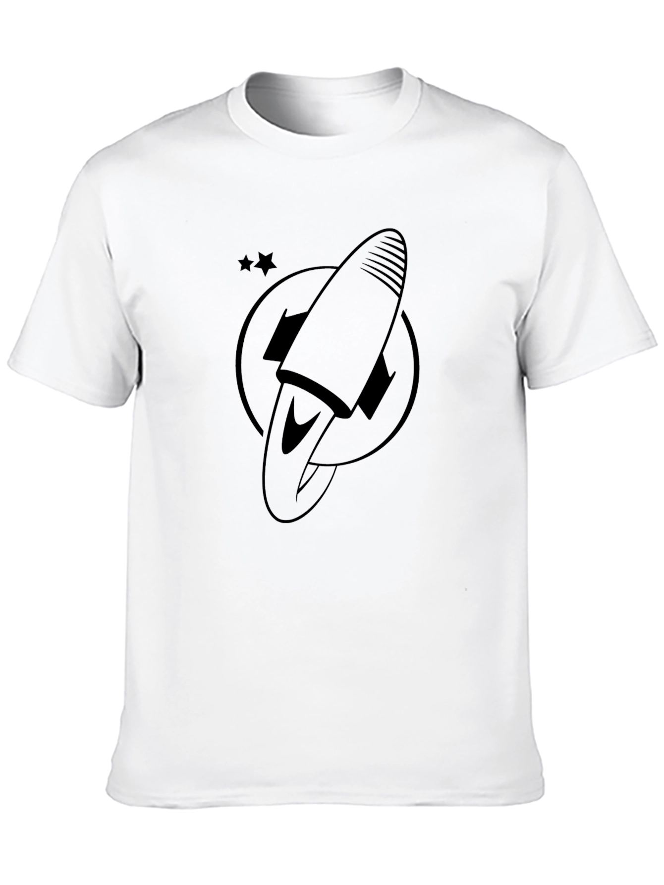 Rocket Graphic T-Shirt - Soft Cotton Blend Tee