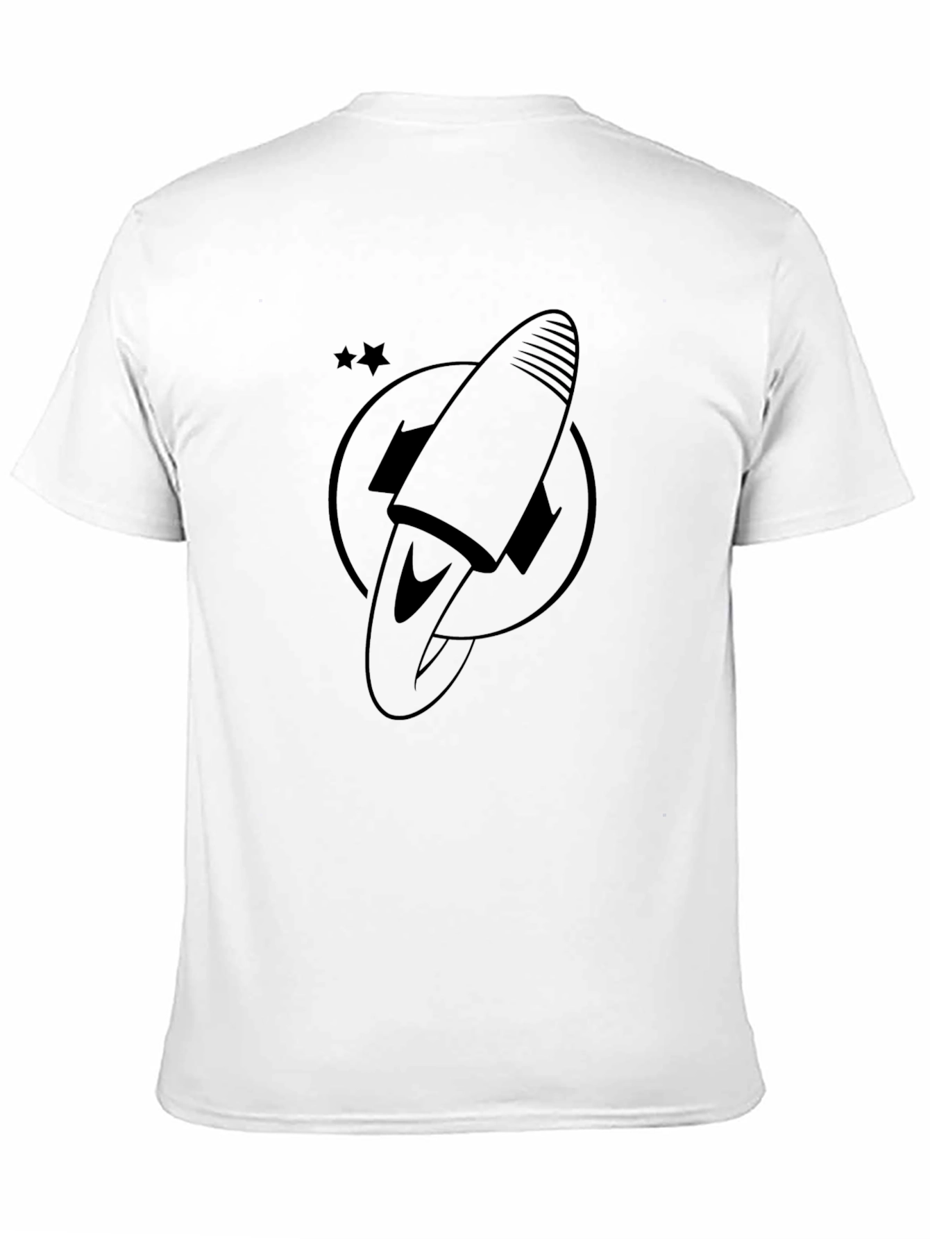 Rocket Graphic T-Shirt - Soft Cotton Blend Tee