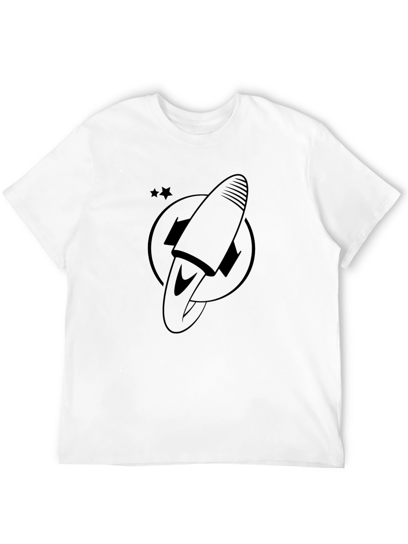 Rocket Graphic T-Shirt - Soft Cotton Blend Tee