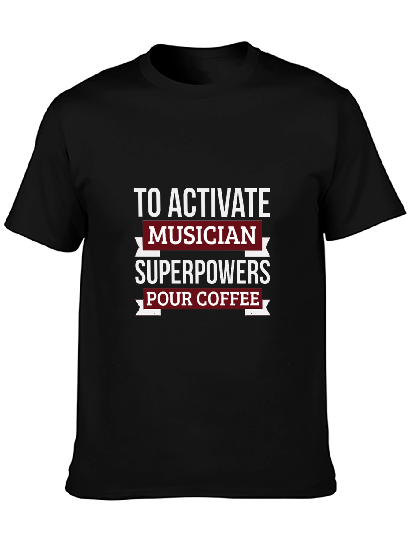 Musician Superpowers Coffee T-Shirt