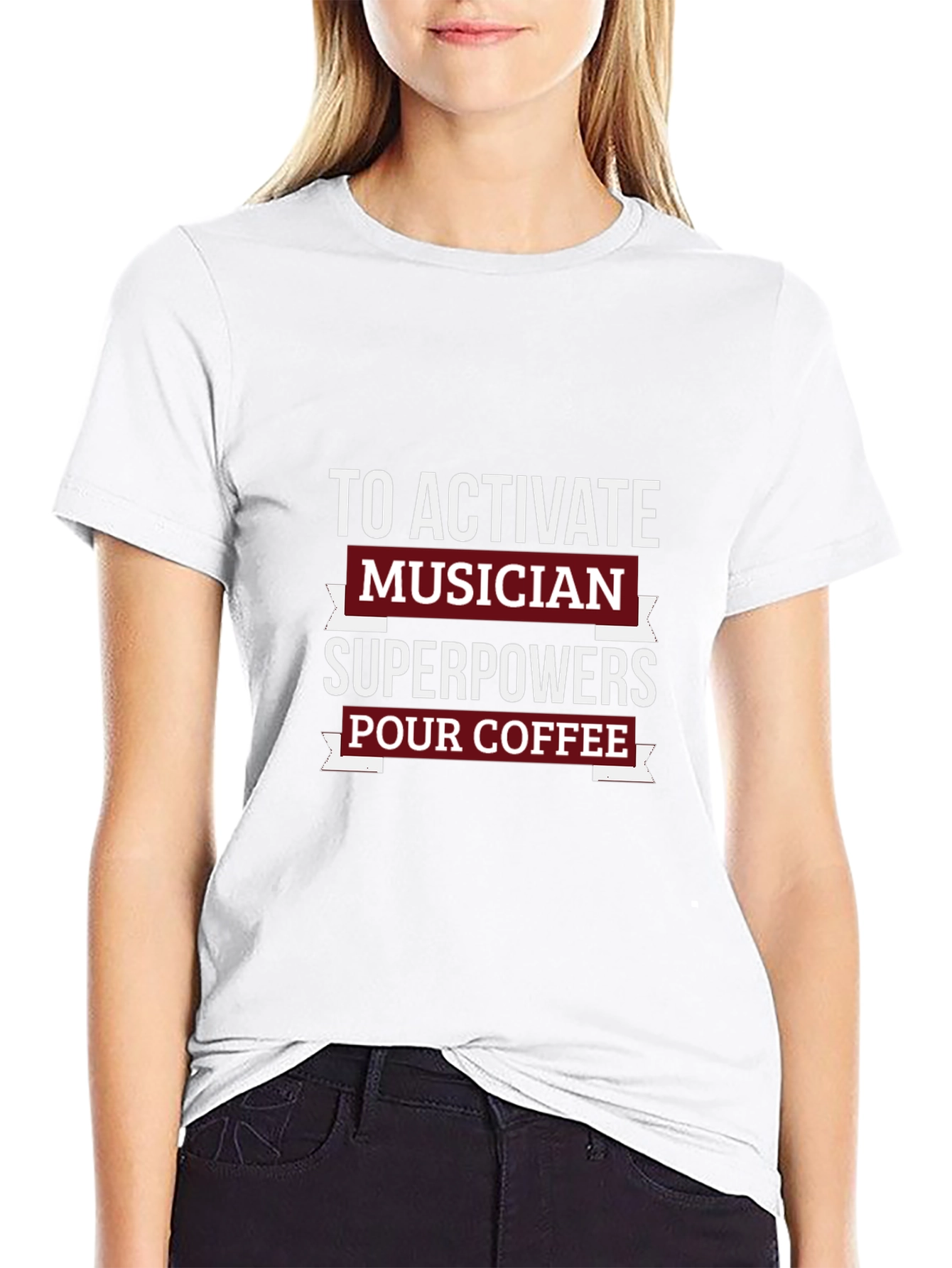 Musician Superpowers Coffee T-Shirt