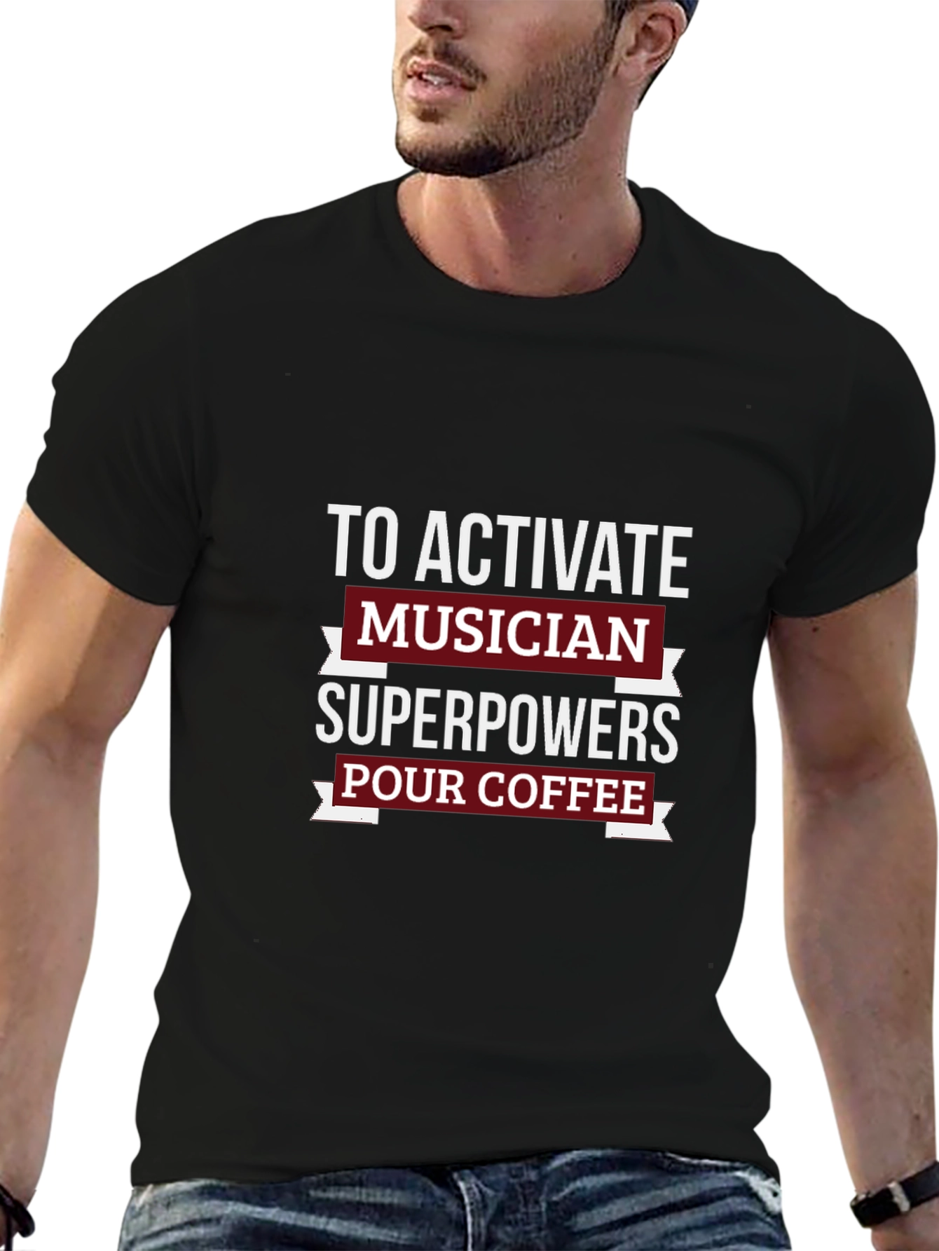 Musician Superpowers Coffee T-Shirt