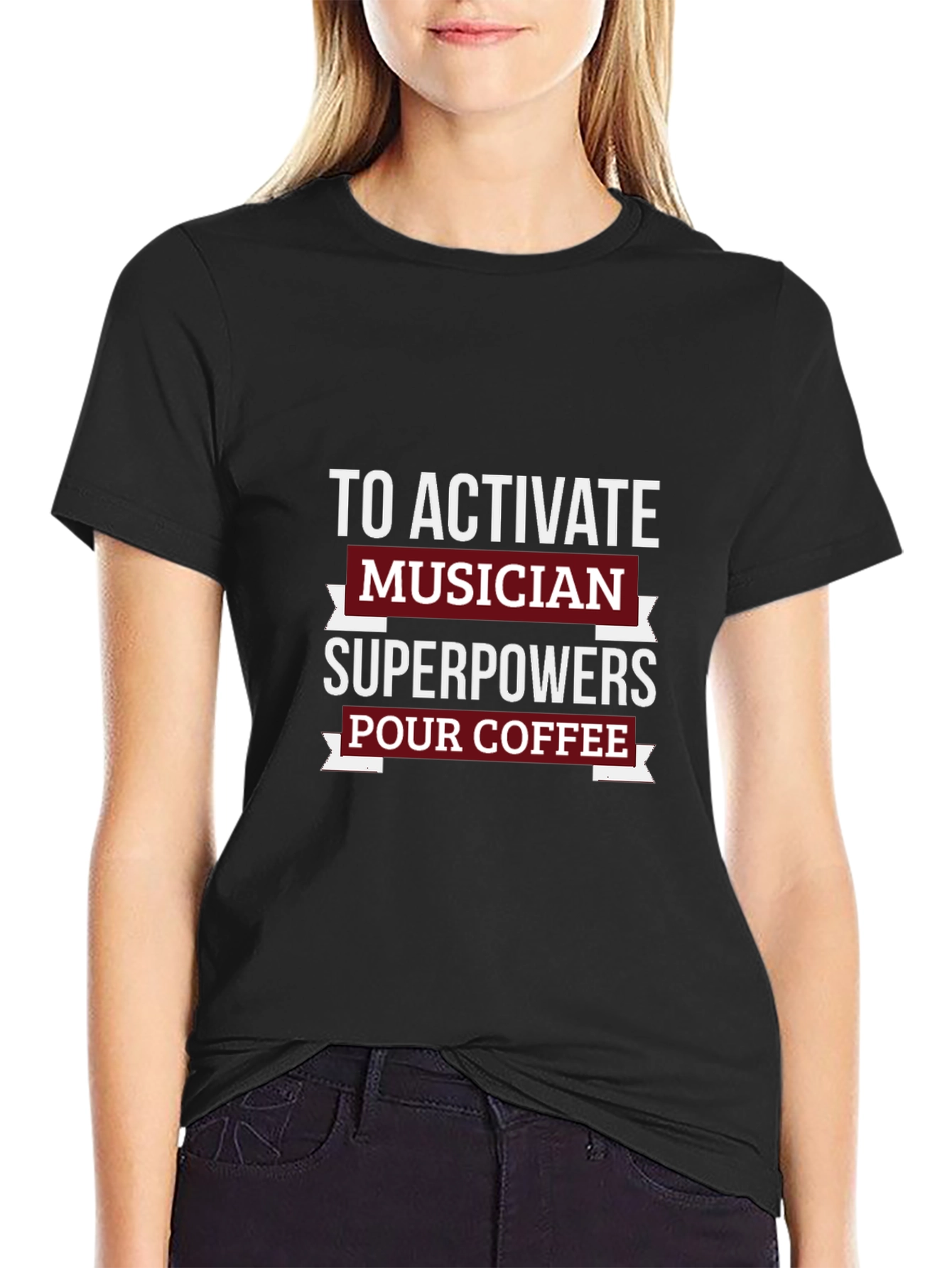 Musician Superpowers Coffee T-Shirt
