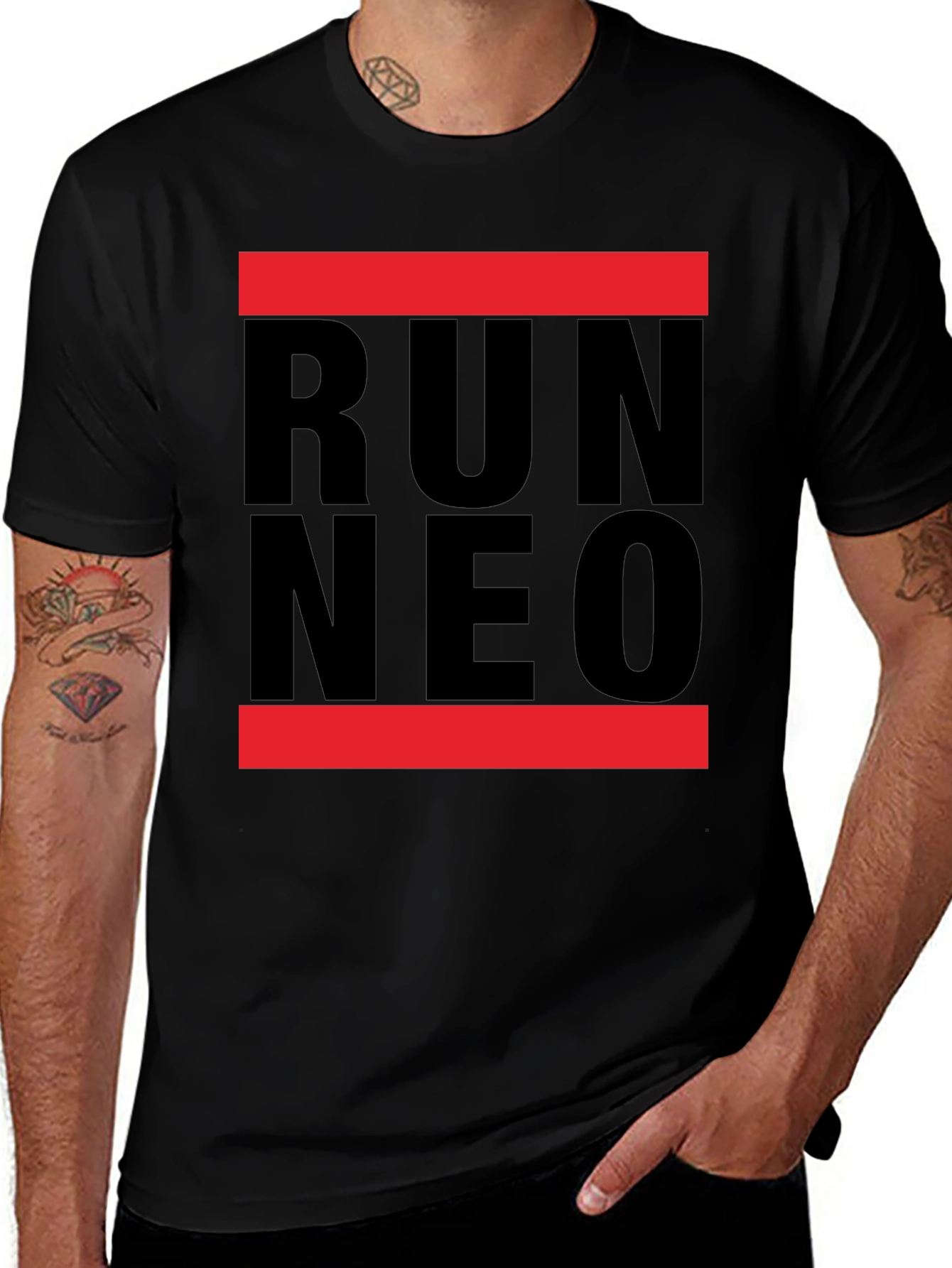 Run Neo Graphic T-Shirt - Cool Trendy Design
