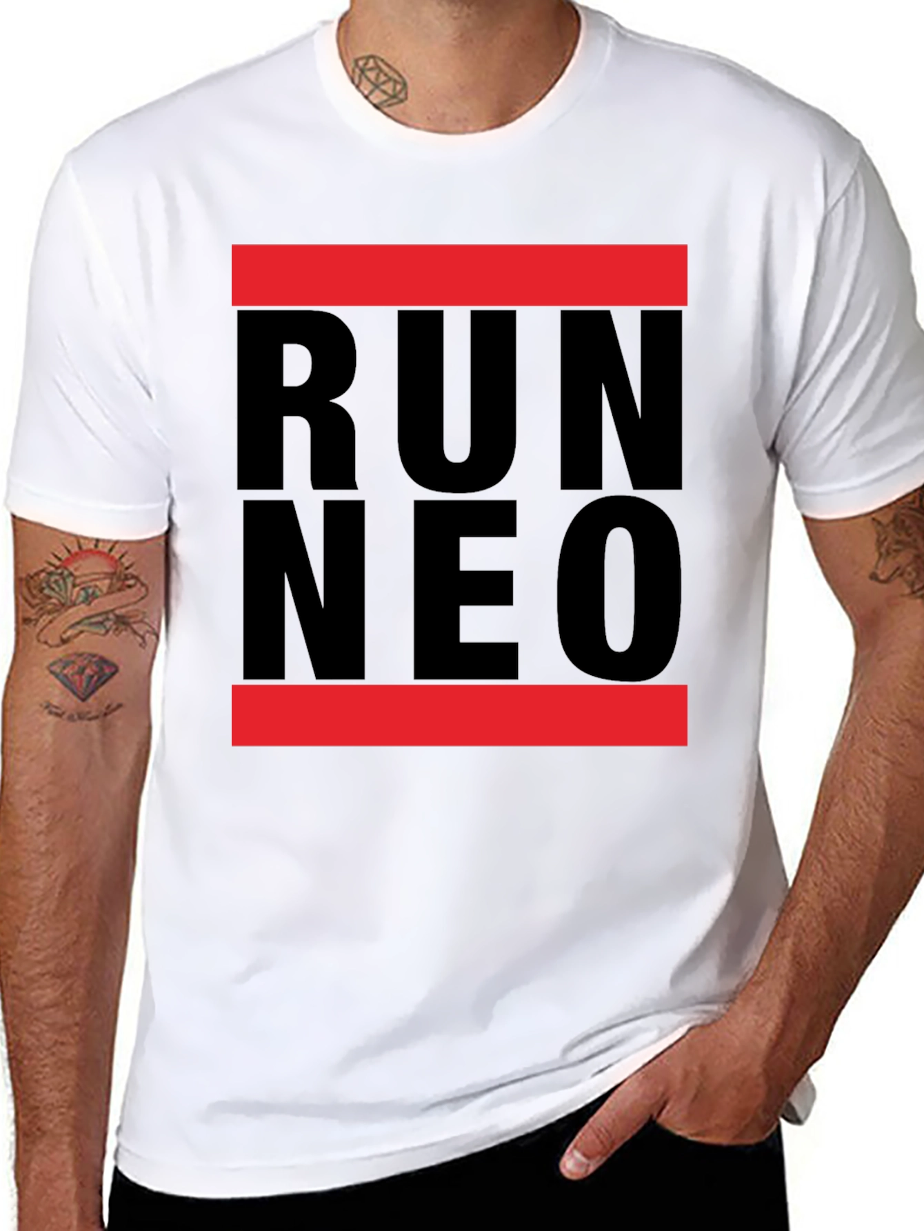 Run Neo Graphic T-Shirt - Cool Trendy Design
