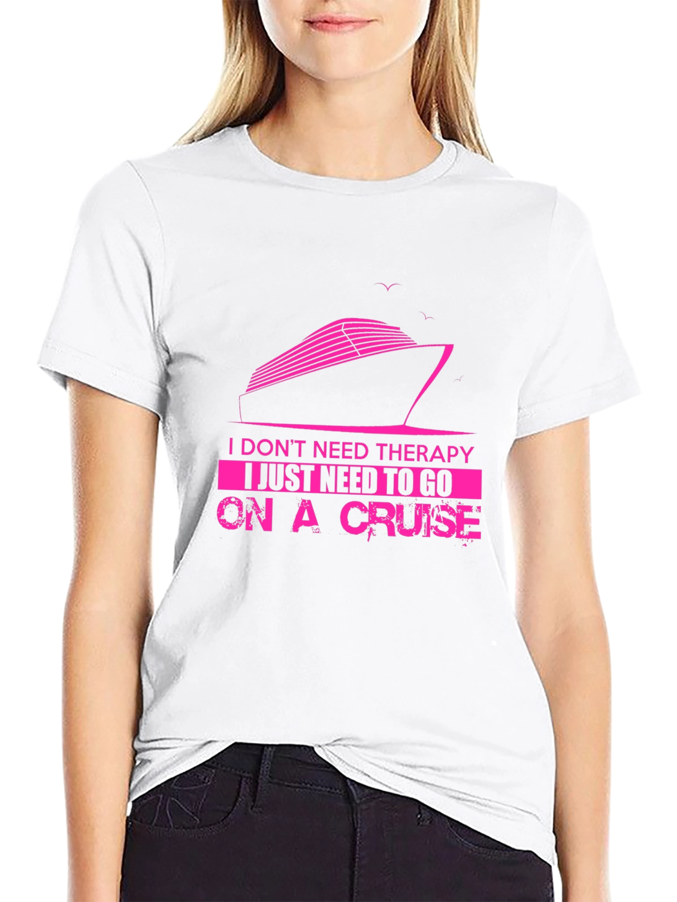 Cruise Therapy T-Shirt - Mens Black Graphic Tee