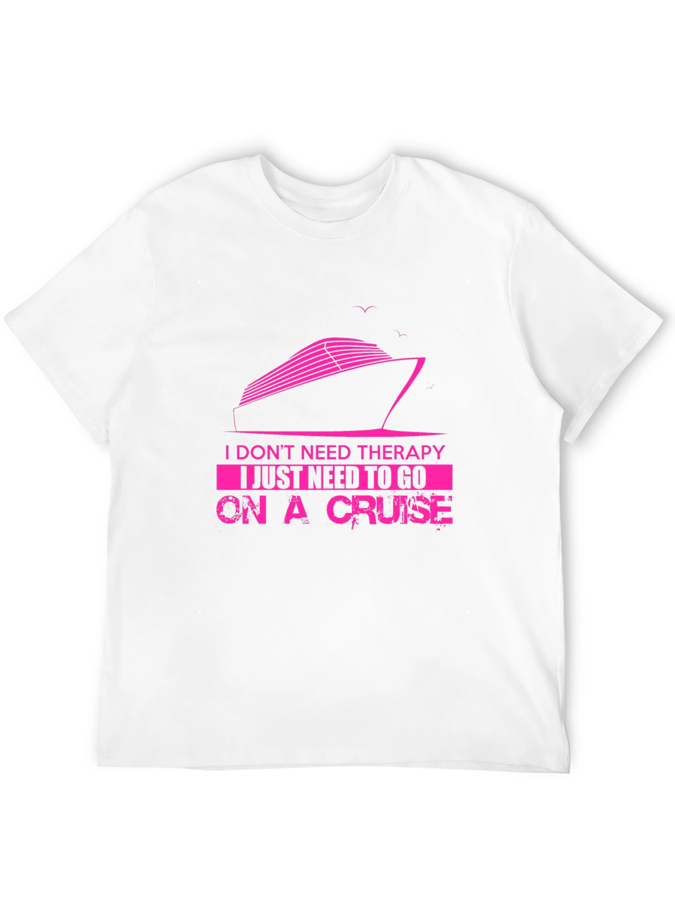 Cruise Therapy T-Shirt - Mens Black Graphic Tee