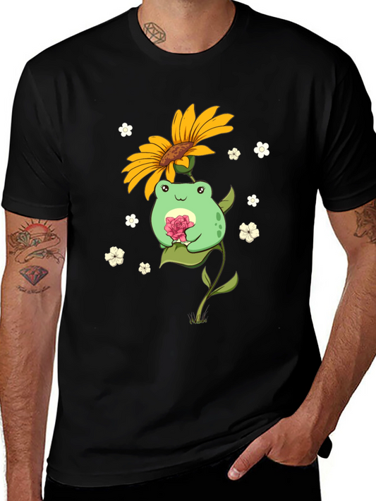 Frog Sunflower T-Shirt