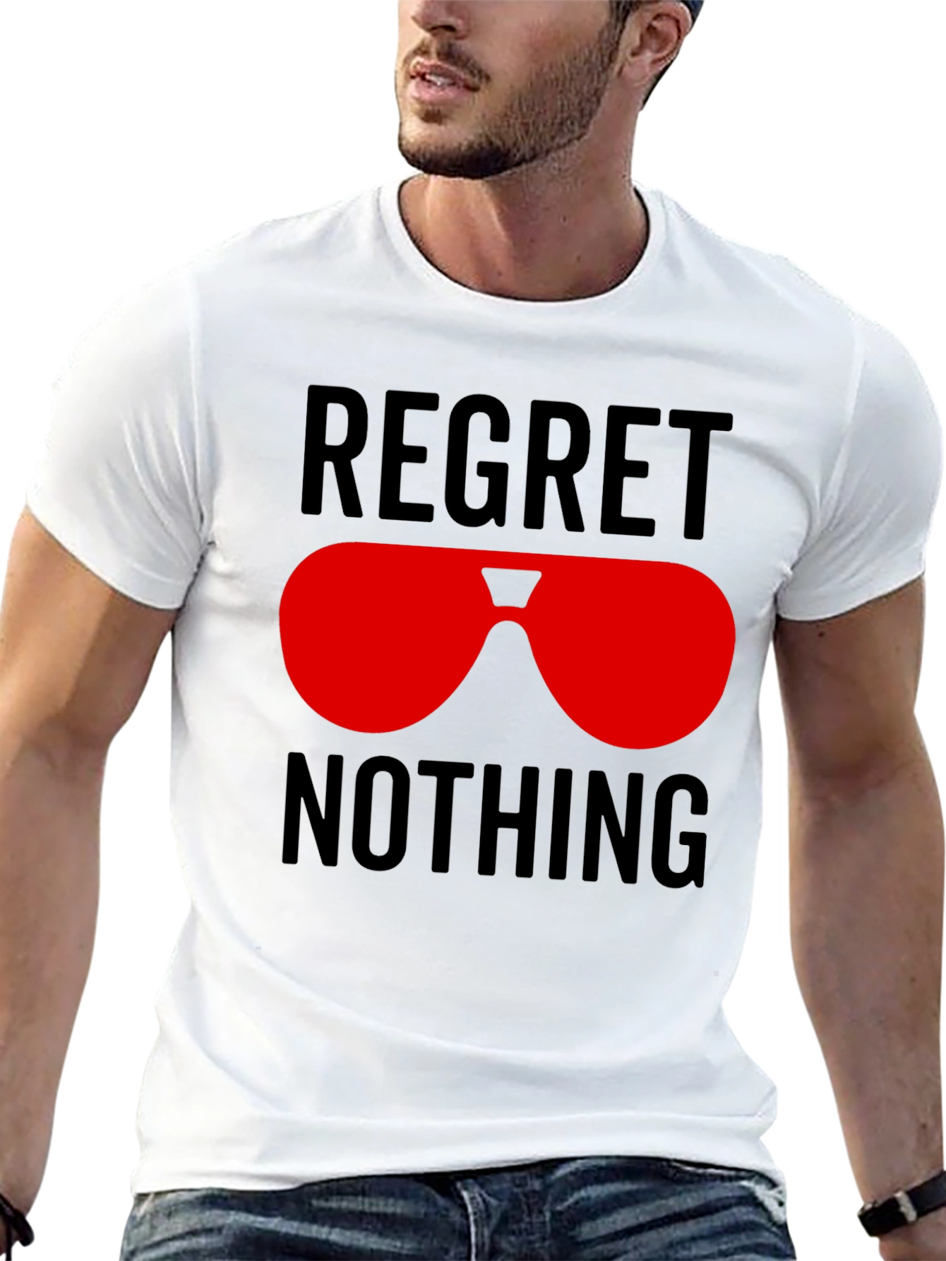 Regret Nothing Sunglasses Graphic Tee